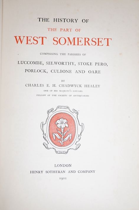 Chadwyck Healey, Charles E.H. - The History of the Part of West Somerset